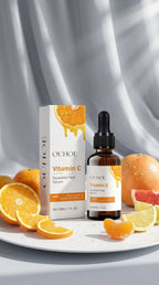 OUHOE Vitamin C Squalane Face Serum Brightening Hyaluronic Acid Collagen 30ml