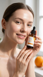 OUHOE Vitamin C Squalane Face Serum Brightening Hyaluronic Acid Collagen 30ml